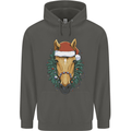 A Christmas Horse Equestrian Childrens Kids Hoodie Storm Grey