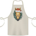 A Christmas Horse Equestrian Cotton Apron 100% Organic Natural