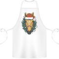 A Christmas Horse Equestrian Cotton Apron 100% Organic White