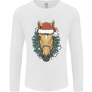 A Christmas Horse Equestrian Mens Long Sleeve T-Shirt White