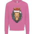 A Christmas Horse Equestrian Mens Sweatshirt Jumper Azalea