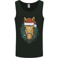 A Christmas Horse Equestrian Mens Vest Tank Top Black