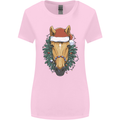 A Christmas Horse Equestrian Womens Wider Cut T-Shirt Light Pink