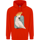 A Cockatoo Childrens Kids Hoodie Bright Red