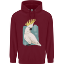 A Cockatoo Childrens Kids Hoodie Maroon