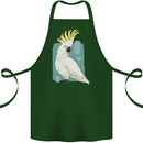 A Cockatoo Cotton Apron 100% Organic Forest Green