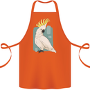 A Cockatoo Cotton Apron 100% Organic Orange