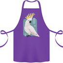 A Cockatoo Cotton Apron 100% Organic Purple
