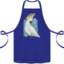 A Cockatoo Cotton Apron 100% Organic Royal Blue