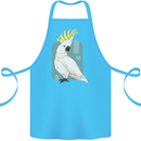A Cockatoo Cotton Apron 100% Organic Turquoise