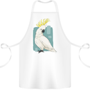 A Cockatoo Cotton Apron 100% Organic White