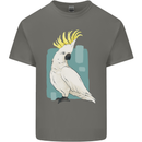 A Cockatoo Mens Cotton T-Shirt Tee Top Charcoal
