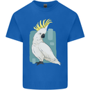 A Cockatoo Mens Cotton T-Shirt Tee Top Royal Blue