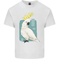 A Cockatoo Mens Cotton T-Shirt Tee Top White