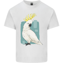 A Cockatoo Mens Cotton T-Shirt Tee Top White