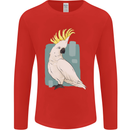 A Cockatoo Mens Long Sleeve T-Shirt Red