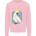 A Cockatoo Mens Sweatshirt Jumper Light Pink
