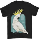 A Cockatoo Mens T-Shirt 100% Cotton Black