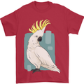 A Cockatoo Mens T-Shirt 100% Cotton Red