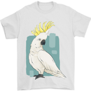 A Cockatoo Mens T-Shirt 100% Cotton White