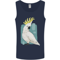 A Cockatoo Mens Vest Tank Top Navy Blue