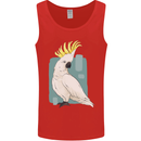 A Cockatoo Mens Vest Tank Top Red
