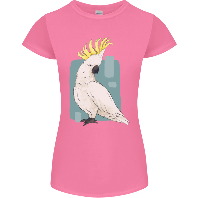A Cockatoo Womens Petite Cut T-Shirt Azalea