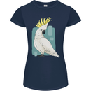 A Cockatoo Womens Petite Cut T-Shirt Navy Blue