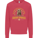 A Cocker Spaniel Dog Kids Sweatshirt Jumper Heliconia