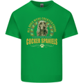 A Cocker Spaniel Dog Kids T-Shirt Childrens Irish Green