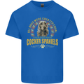 A Cocker Spaniel Dog Kids T-Shirt Childrens Royal Blue