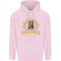 A Cocker Spaniel Dog Mens 80% Cotton Hoodie Light Pink