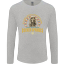A Cocker Spaniel Dog Mens Long Sleeve T-Shirt Sports Grey