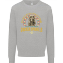A Cocker Spaniel Dog Mens Sweatshirt Jumper Sports Grey
