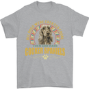 A Cocker Spaniel Dog Mens T-Shirt 100% Cotton Sports Grey