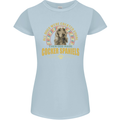 A Cocker Spaniel Dog Womens Petite Cut T-Shirt Light Blue