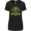 A Cocker Spaniel Dog Womens Wider Cut T-Shirt Black