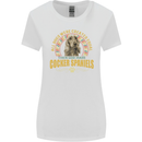 A Cocker Spaniel Dog Womens Wider Cut T-Shirt White