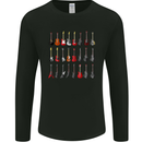 A Collection of Guitars Guitarist Electric Mens Long Sleeve T-Shirt Black