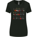 A Collection of Guitars Guitarist Electric Womens Wider Cut T-Shirt Black