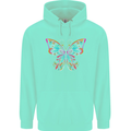 A Colourful Butterfly Childrens Kids Hoodie Peppermint