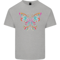 A Colourful Butterfly Kids T-Shirt Childrens Sports Grey