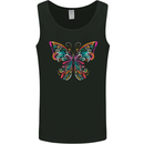 A Colourful Butterfly Mens Vest Tank Top Black