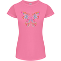 A Colourful Butterfly Womens Petite Cut T-Shirt Azalea