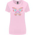 A Colourful Butterfly Womens Wider Cut T-Shirt Light Pink