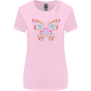 A Colourful Butterfly Womens Wider Cut T-Shirt Light Pink