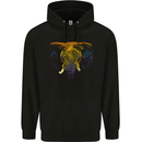 A Colourful Elephant Childrens Kids Hoodie Black