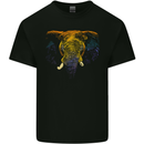 A Colourful Elephant Kids T-Shirt Childrens Black