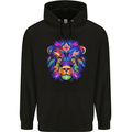 A Colourful Lion Mens 80% Cotton Hoodie Black