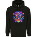 A Colourful Lion Mens 80% Cotton Hoodie Black